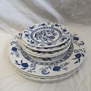 Johnson Brothers Nordic Blue and White Plates